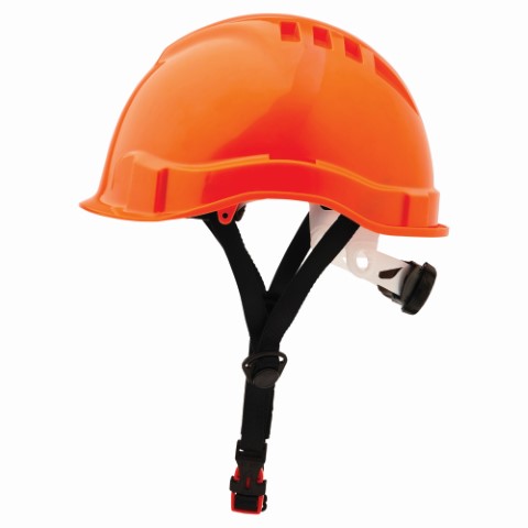 PROCHOICE V6 HARD HAT VENT MICRO PEAK LINESMAN RATCHET HARN - ORANGE